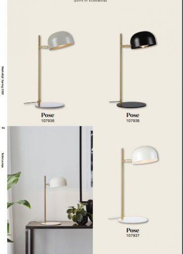 Настільна лампа Markslojd 107938 POSE