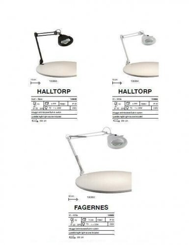 Настільна лампа Markslojd 100854 HALLTORP (46820)