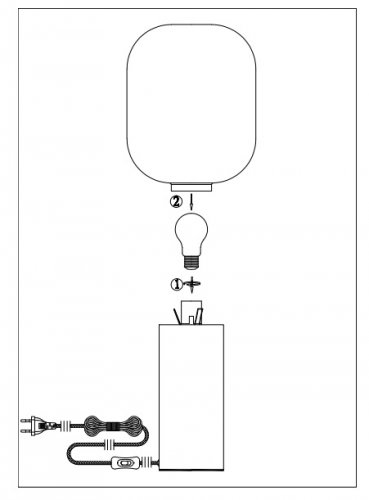Настільна лампа Markslojd 107480 BROOKLYN