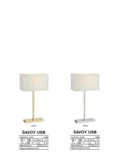 Настольная лампа Markslojd 106306 SAVOY (88408)