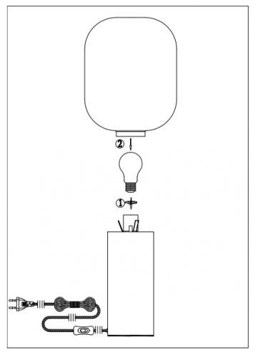 Настільна лампа Markslojd 107479 BROOKLYN