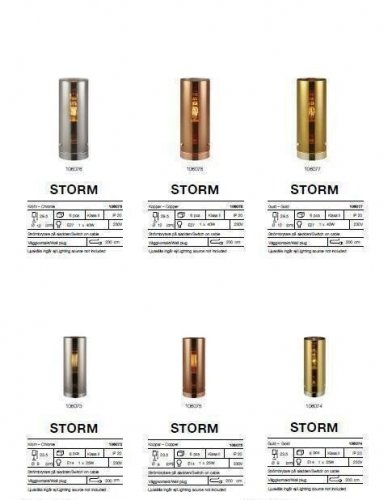 Настольная лампа Markslojd 106077 STORM (88387)
