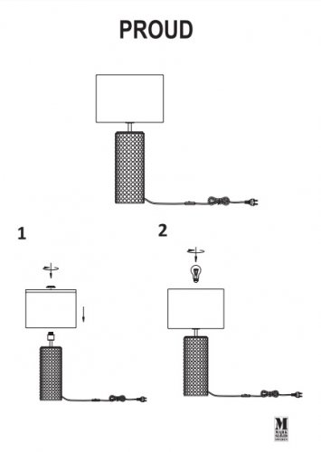 Настільна лампа Markslojd 107484 PROUD