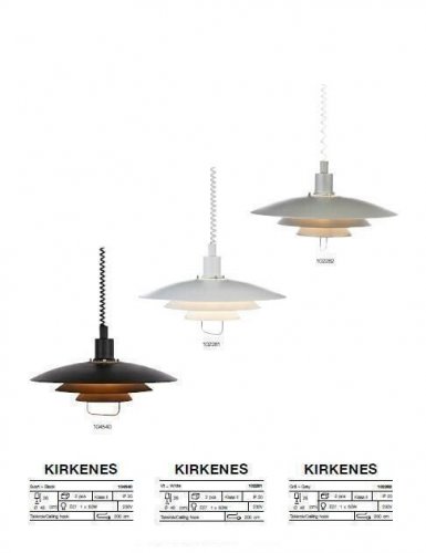 Світильник підвісний Markslojd 104540 KIRKENES (72459)