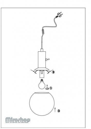 Підвісний світильник Markslojd 106868 MINNA (94466)