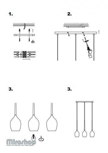 Підвісний світильник Markslojd 106808 SALUT (94458)