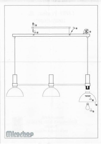 Підвісний світильник Markslojd 106971 LARRY (97023)