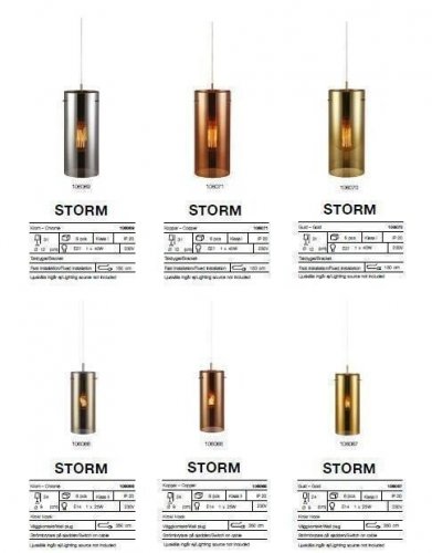Светильник подвесной Markslojd 106069 STORM (88310)