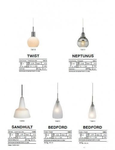 Підвісний світильник Markslojd 158912 BEDFORD (72617)