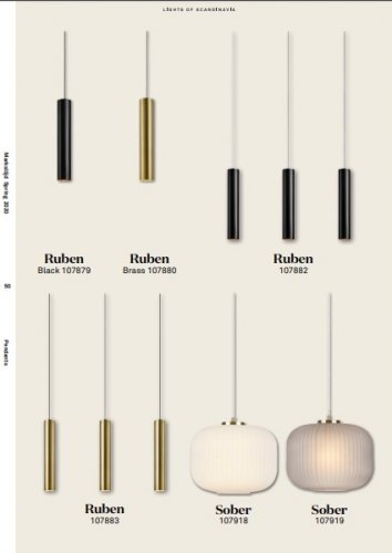 Підвісний світильник Markslojd 107919 SOBER