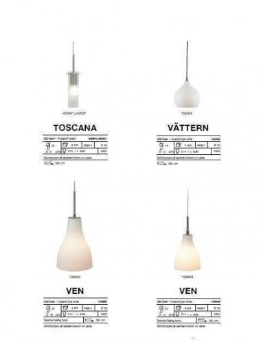 Светильник подвесной Markslojd 104649 VEN (72610)