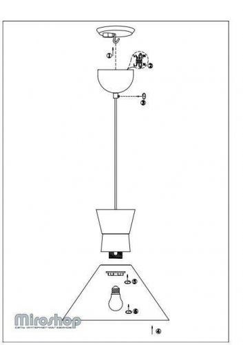 Подвесной светильник Markslojd 106802 WAIST (94455)