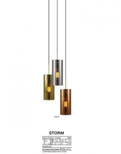 Светильник подвесной Markslojd 106072 STORM (88313)