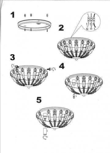 Світильник стельовий Markslojd 105796 ESTELLE (72837)