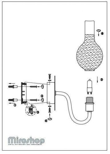 Бра для ванной Markslojd 106381 LIBERTY (88440)
