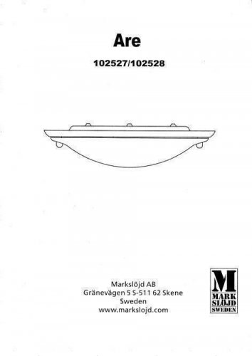 Світильник для ванною Markslojd 102528 ARE (72907) 