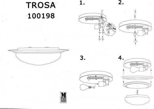Светильник для ванной Markslojd 100198 TROSA (47047)