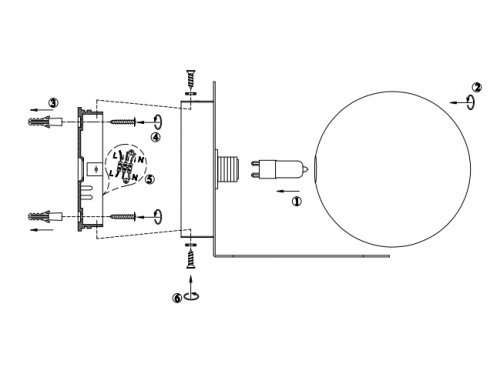 Настінний світильник Markslojd 107488 ZENIT 