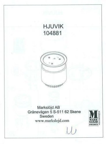 Світильник для ванною Markslojd 104881 HJUVIK (49230)